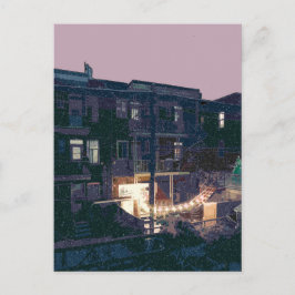 vinternatt :: nuit d'hiver vykort