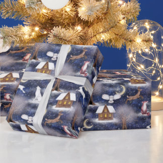 Vinternattens skogsdjur - jul presentpapper