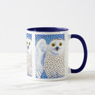 vinternaturen i uggla på cute mugg