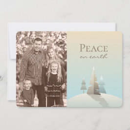 Vinterns julkort för foton