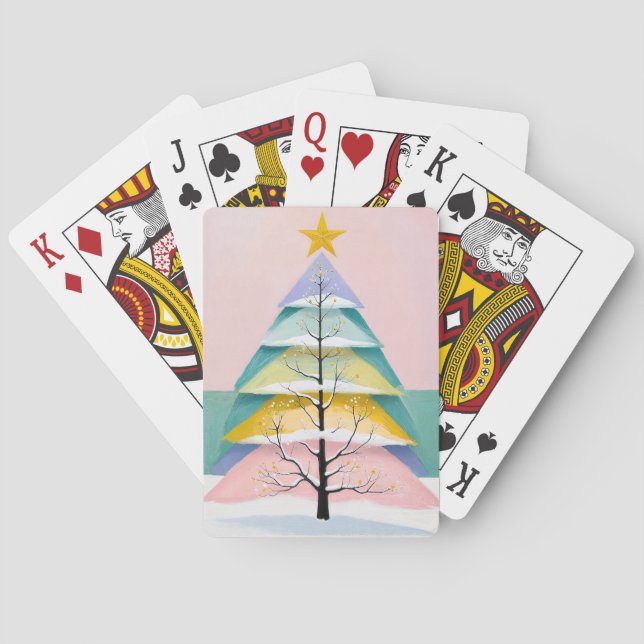 Vinterns pastellglans casinokort (Baksidan)