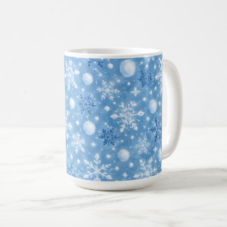 Vinterns snö kaffemugg