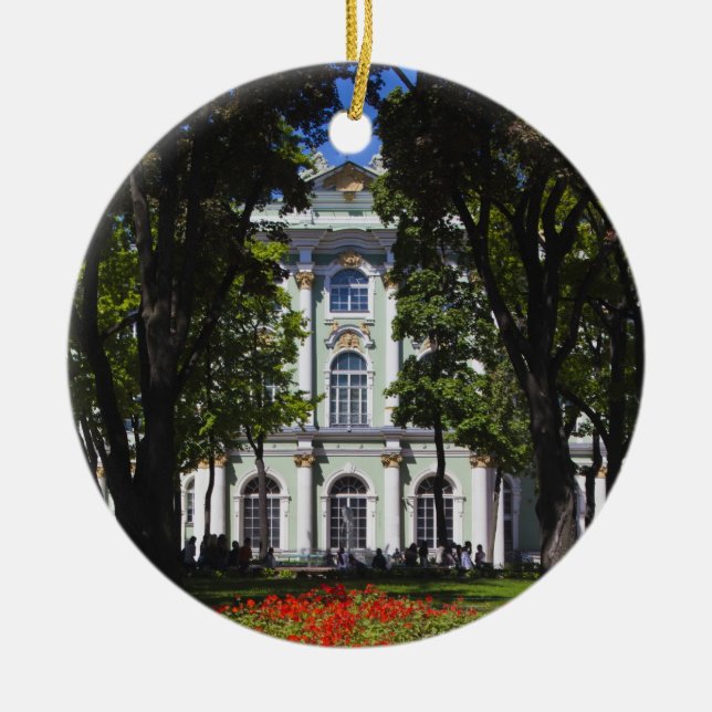 Vinterpalatset och Eremitagemuseet Julgransprydnad Keramik (Framsidan)