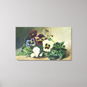 VinterPansies, 1884 Canvastryck