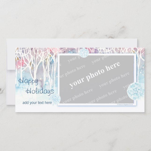 Vinterparadis Julkort (Framsida)