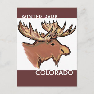 Vinterparken Colorado brunmos vykort