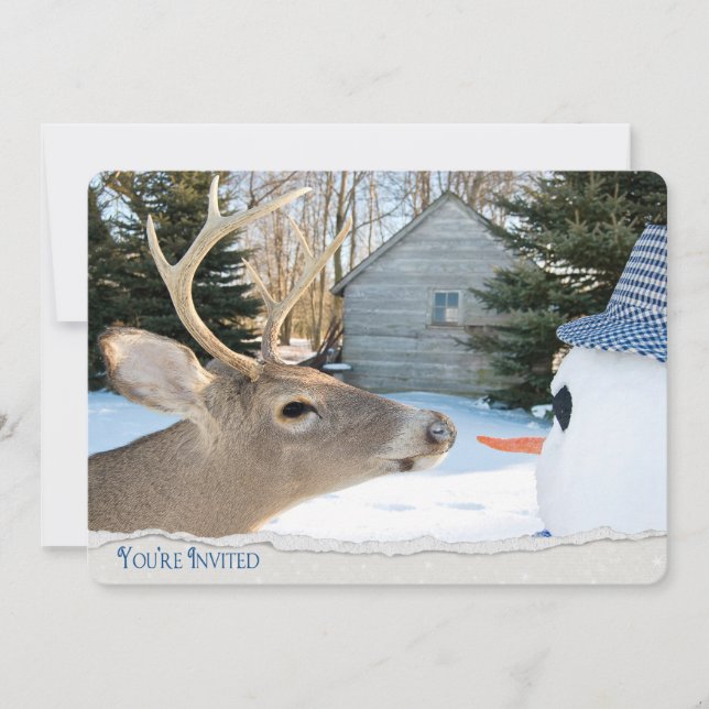 Vinterpartsinbjudan Inbjudningar (Framsida)