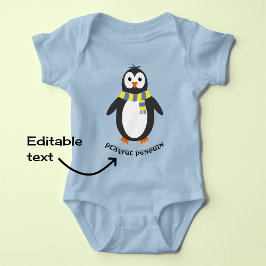 Vinterpenguin söt lekande t-shirt