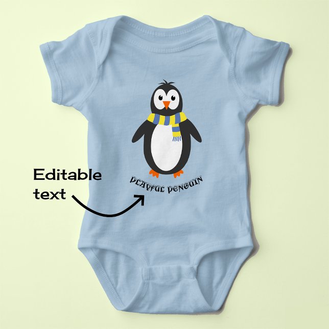 Vinterpenguin söt lekande t-shirt (Skapare uppladdad)