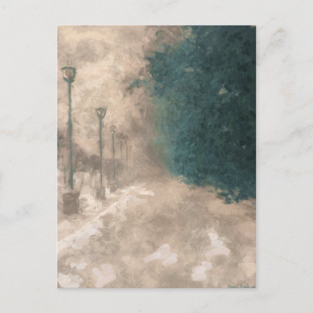 Vinterperspektiv Vykort (Framsida)