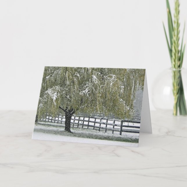 Vinterpil Helgkort (Framsida)