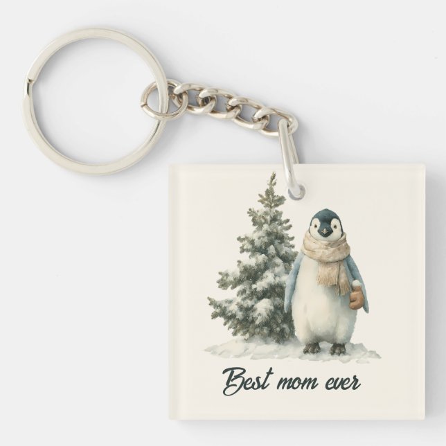 Vinterpingvin “Bästa mamma någonsin” design (Framsidan)