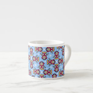Vinterpingviner (blåespresso mugg) espressomugg