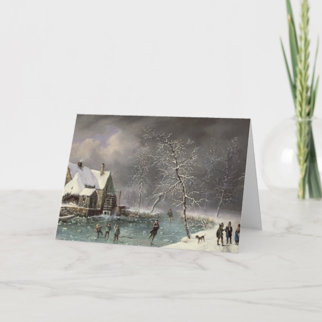 Vinterplats Helgkort (Framsida)