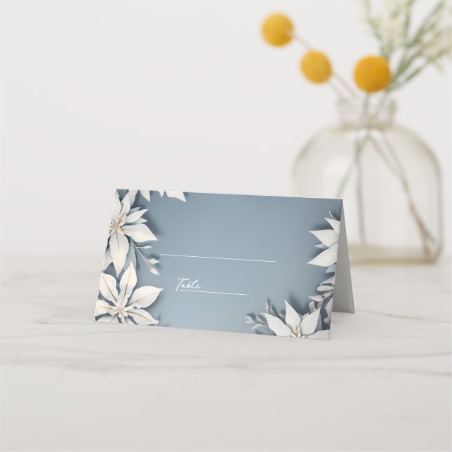 vinterplatskort placeringskort (Framsida)