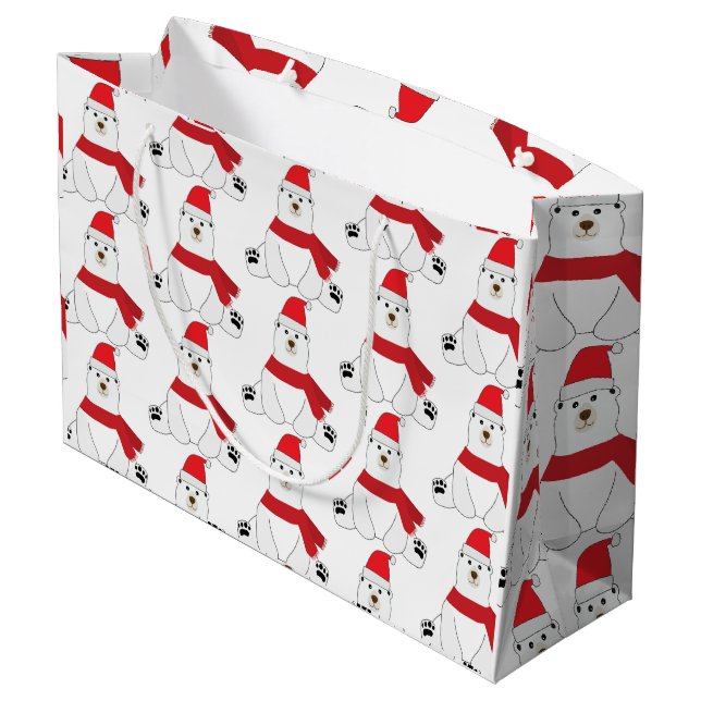 Vinterpresentväsch stor för björn (Baksidan Vinklad)