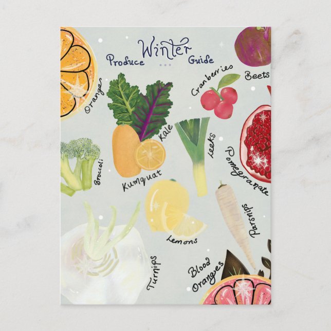 Vinterproduktguide Postkort Vykort (Framsida)