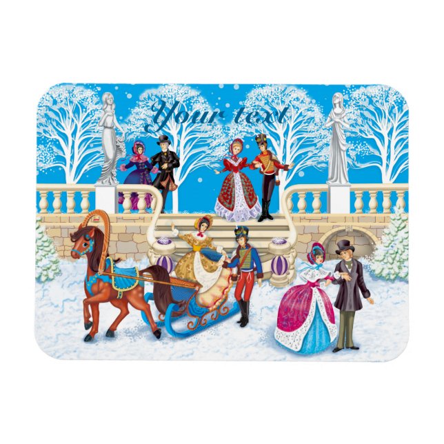 Vinterpromenad Magnet (Horisontell)