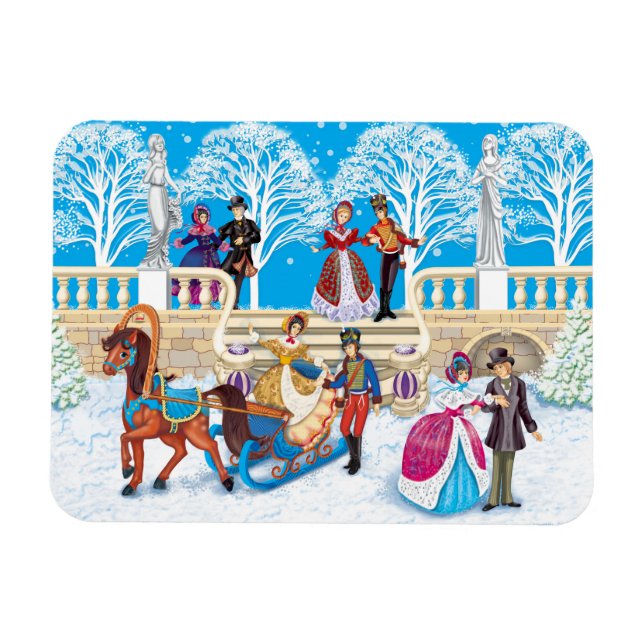 Vinterpromenad Magnet (Horisontell)