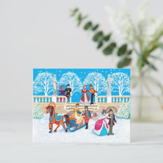 Vinterpromenad Vykort