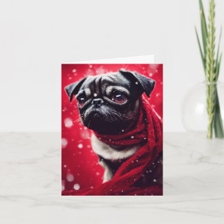 Vinterpug-upphöjningskort Kort