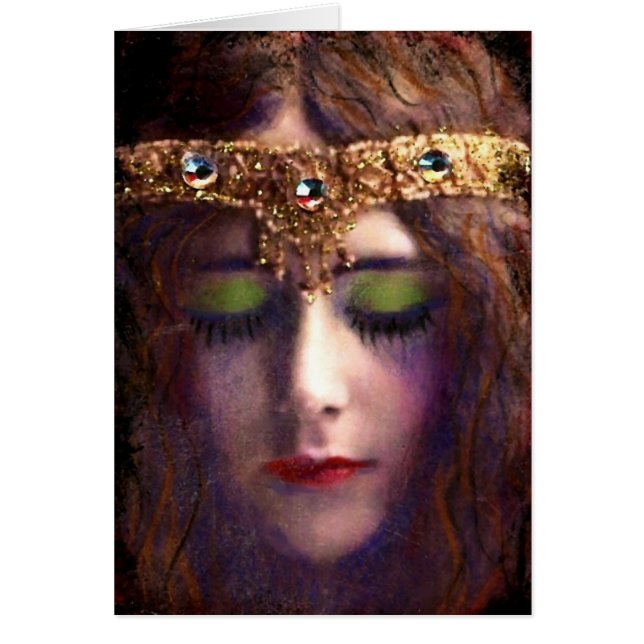 vinterqueen~ hälsningskort (Framsidan)