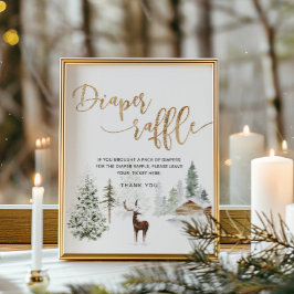 Vinterraffel i hjort poster