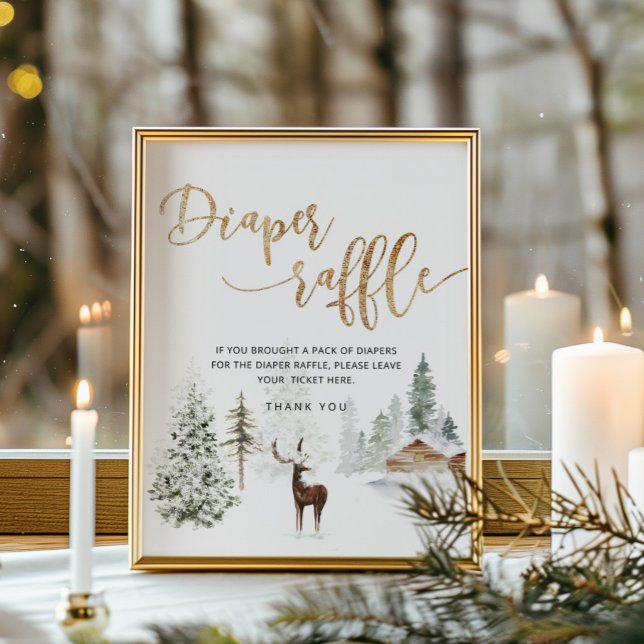 Vinterraffel i hjort poster (Skapare uppladdad)