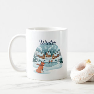 Vinterräv Keramikkopp (11oz) Kaffemugg