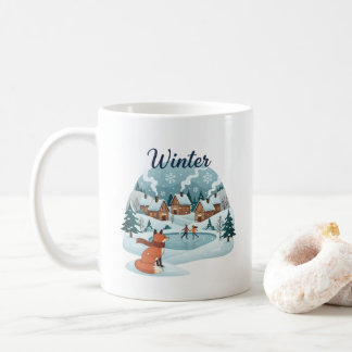 Vinterräv Keramikkopp (11oz) Kaffemugg