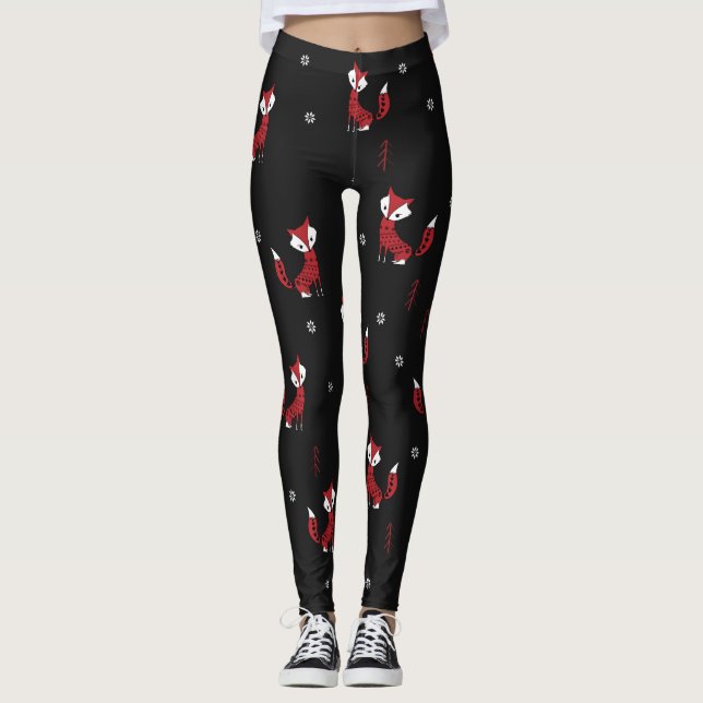 Vinterräv Leggings (Framsida)