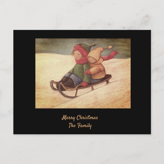 Vinterredovisning - vykort (Framsida)