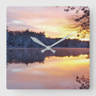 Vinterreflekterande väggur