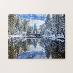 Vinterreflexion på Yosemite Pussel