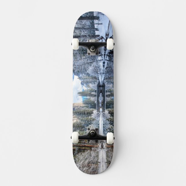 Vinterreflexion på Yosemite Skateboard Bräda 21,5 Cm (Framsida)