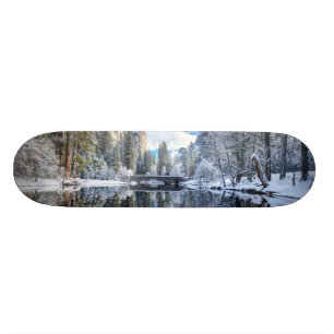 Vinterreflexion på Yosemite Skateboard Bräda 21,5 Cm