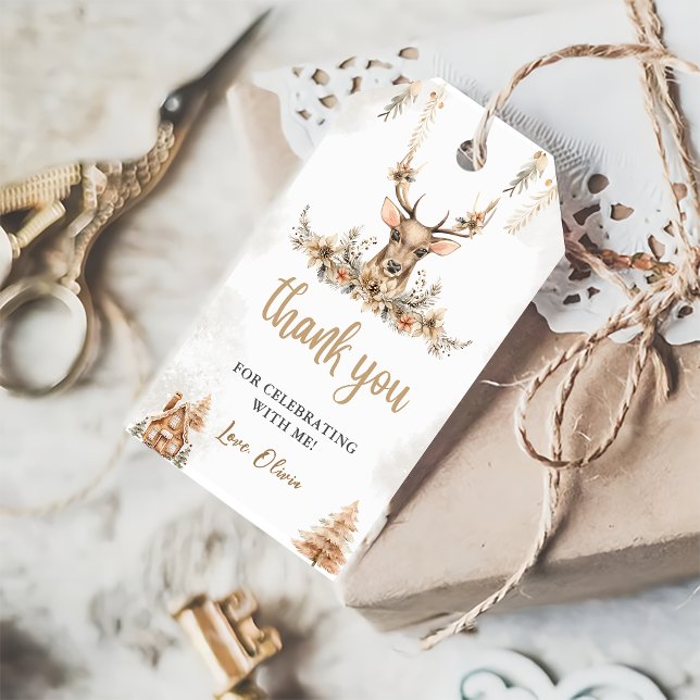 Vinterrenårens juldagseftergift - favoriter presentetikett (Skapare uppladdad)