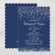 Vinterrepetitionsmiddag för blå vit Ljus