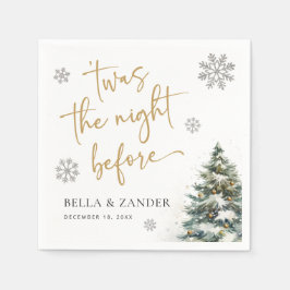 Vinterrepetitionsmiddagen Napkin Napkin Napkin Nap Pappersservett