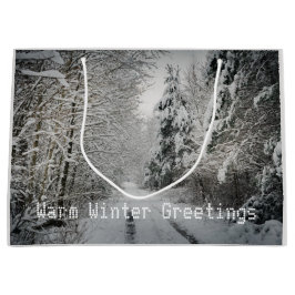 Vinterresa genom skogen