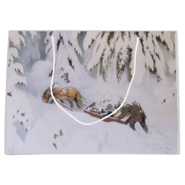 Vinterresan genom Snö vid jul (Framsidan)