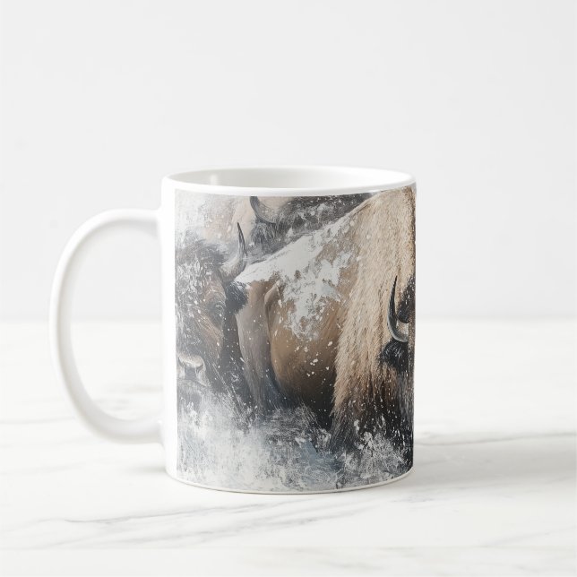 Vinterresiliens: Bison Coffee Mugg (Vänster)