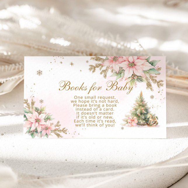 Vinterrosa Julgran Bokar för baby biljett Tilläggskort (Skapare uppladdad)