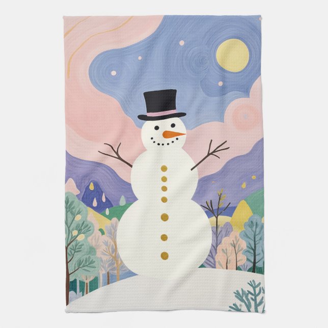 Vinters Cheerful Watcher Kökshandduk (Vertikal)