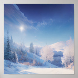 Vinters fredliga Backe Poster