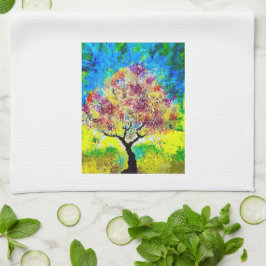 Vinters inflygningslätt kökshandduk