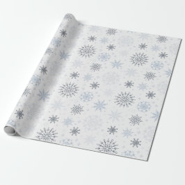 Vintersäsongen Snowflake Cute julgåva Presentpapper