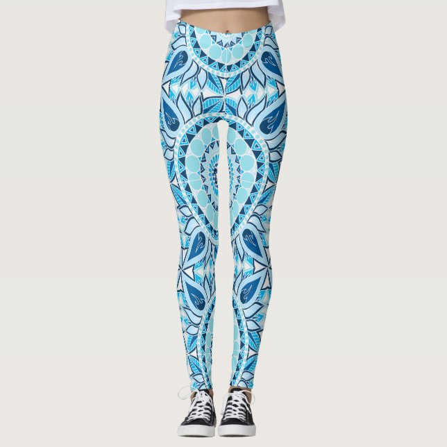 VintersäsongMandala Leggings (Framsida)