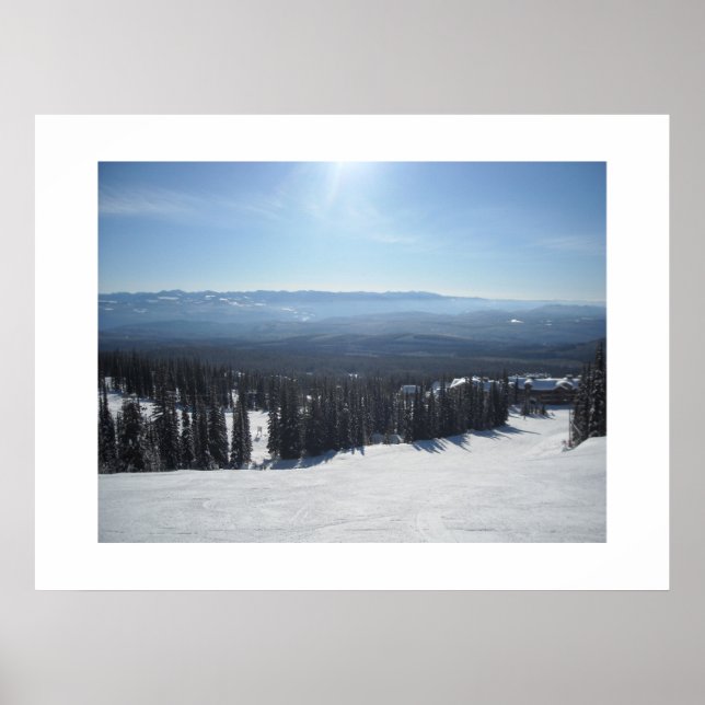 Vinterscen från Big White Poster (Framsidan)