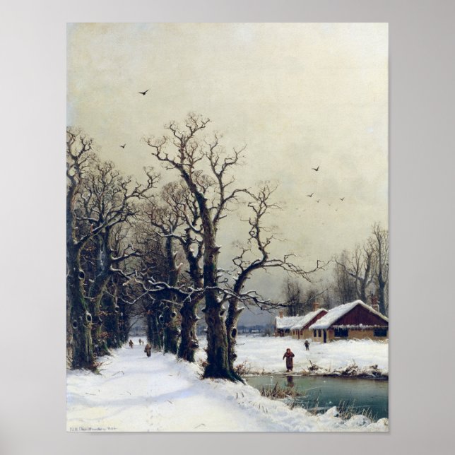 Vinterscenen, 1800-talet poster (Framsidan)
